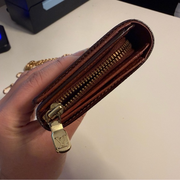 Louis Vuitton Tresor wallet in Monogram free Gold Chain - Picture 10 of 14